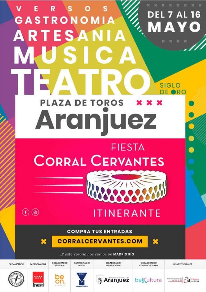 Fiesta Corral Cervantes llega a Aranjuez del 7 al 16 de mayo