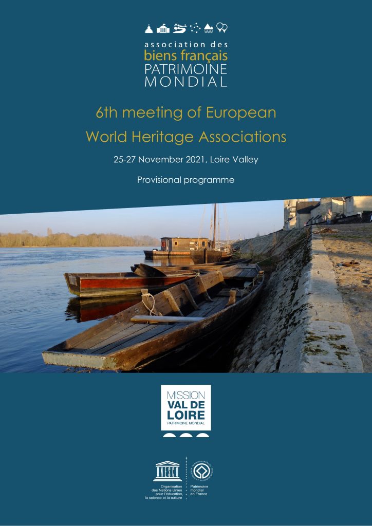 La Alianza de Paisajes Culturales estará presente en el VI Encuentro Europeo de Asociaciones de Patrimonio Mundial en Valle de Loira