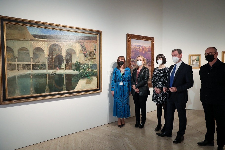 Una exposición recorre 150 años de fascinación artística por la Alhambra y sus paisajes