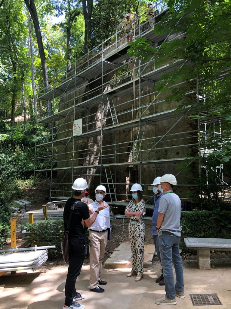 La Alhambra inicia las obras de rehabilitación de la Puerta Bib-Rambla
