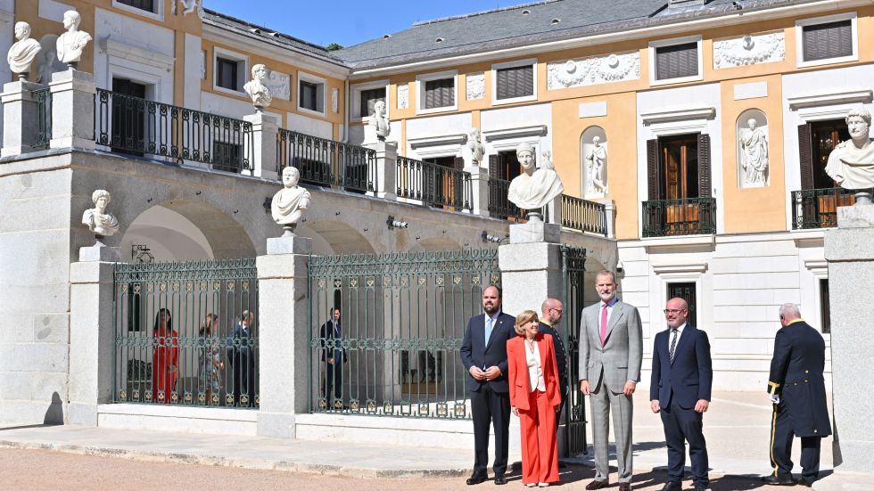 El Rey Felipe VI inaugura la restaurada Casa del Labrador en Aranjuez